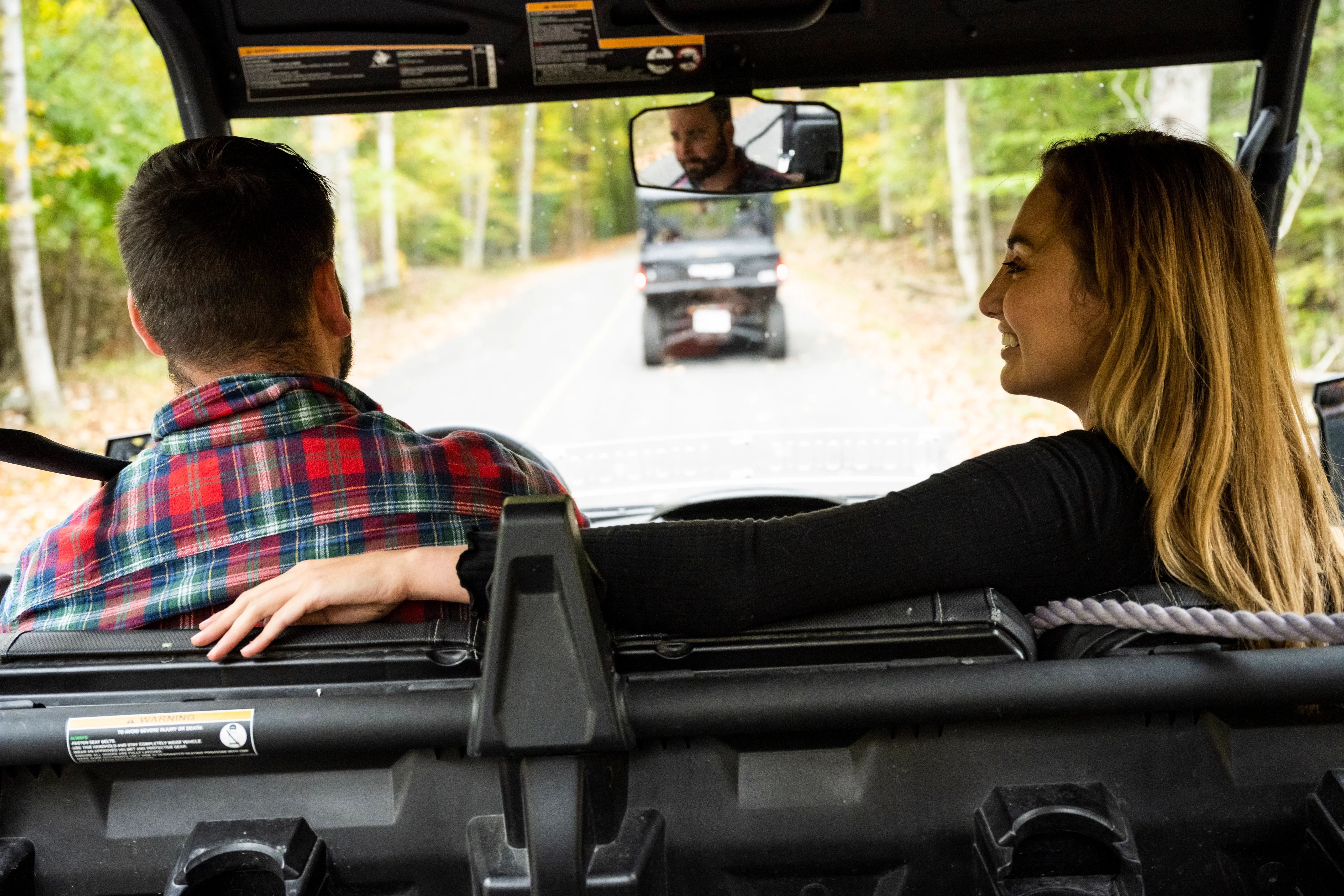 A couple UTV's on Washington Island.