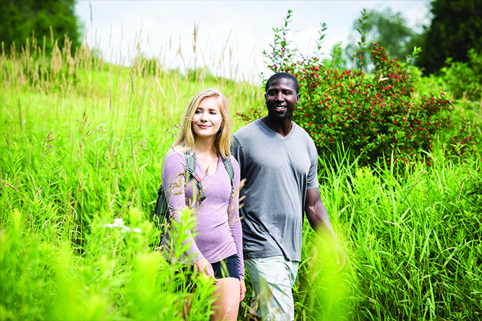 Hiking Clay banks