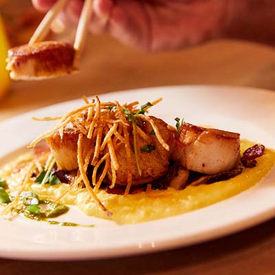 A scallops dish