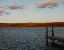 A dock on Kangaroo Lake.