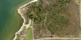 Sugar Creek boat launch from the air.