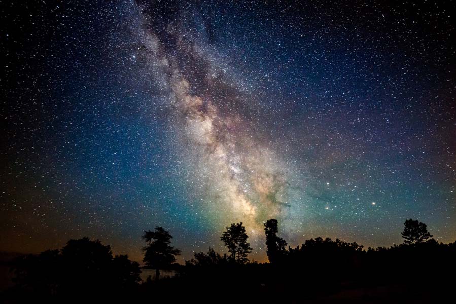 A brilliantly bright Milky Way at Newport.