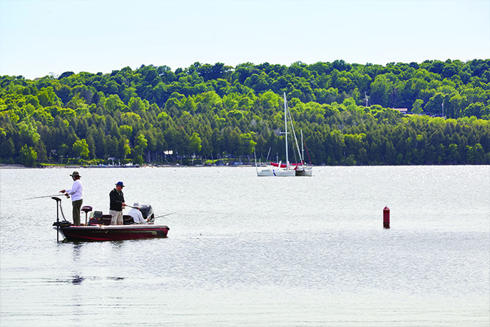 Fishing in Door County