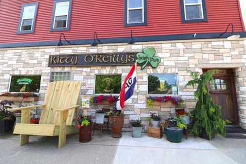 Irish-inspired exterior of Kitty O'Reilly's.