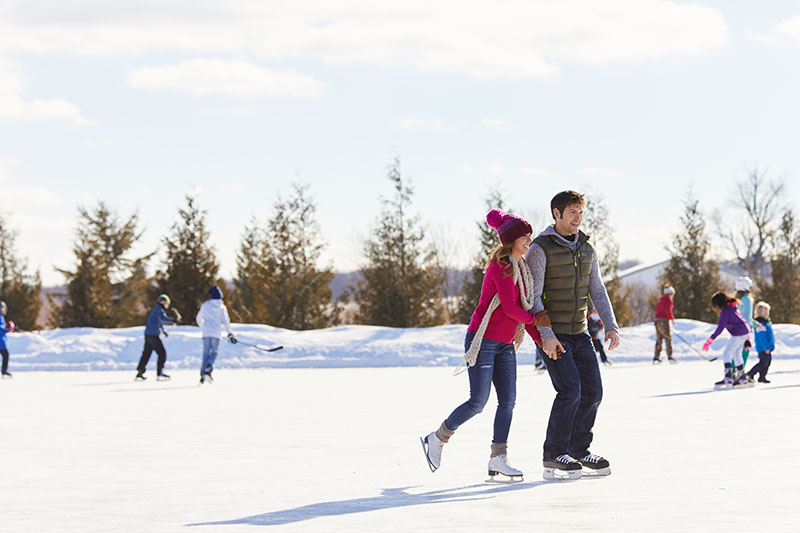 Ice Skating at the Village Sports Complex