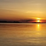 Sunrise over the lake.